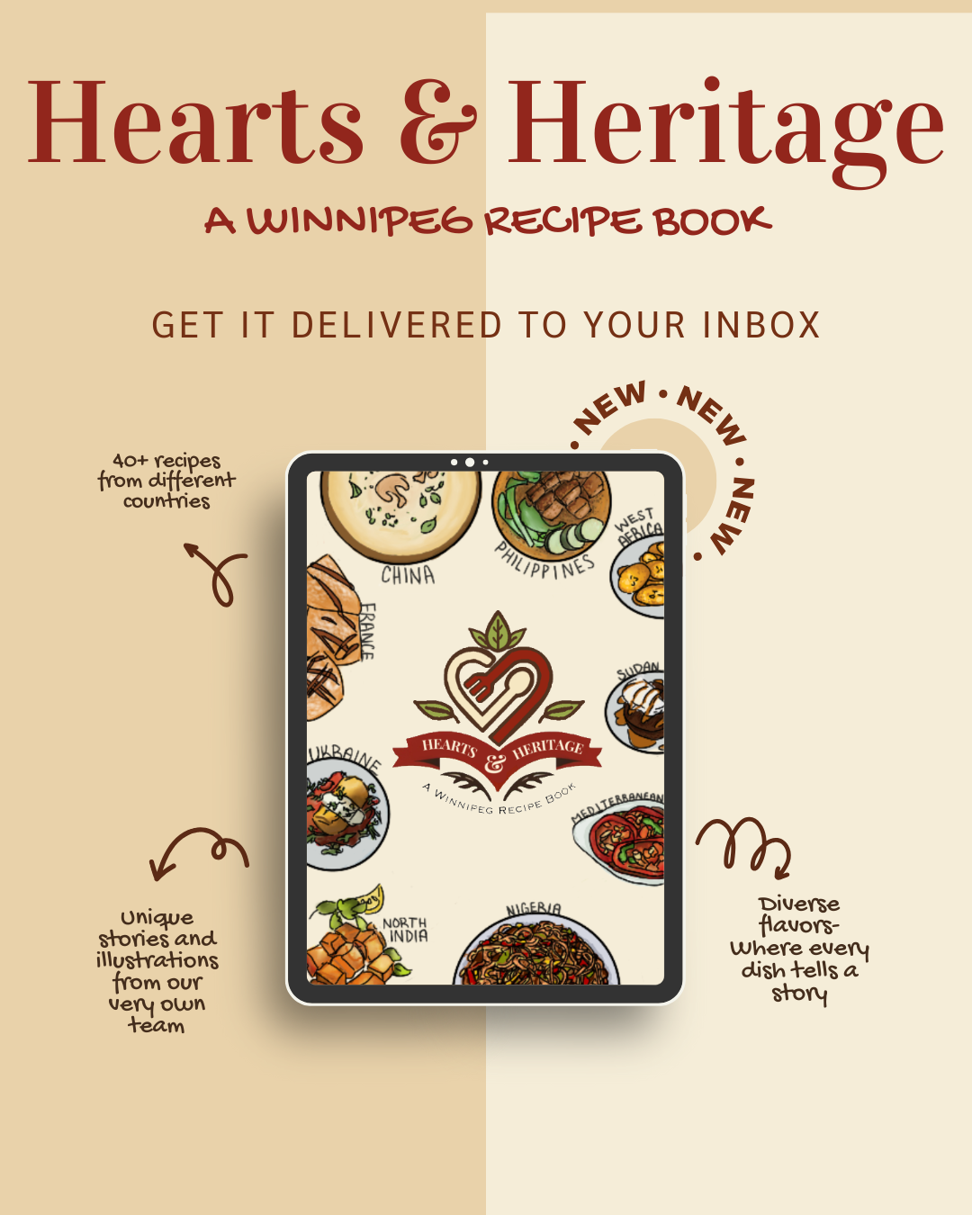(Digital) Hearts & Heritage Recipe Book